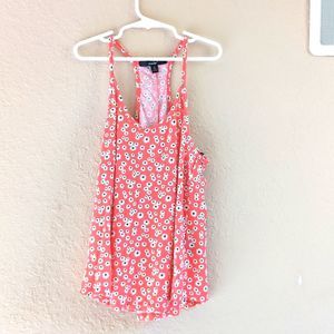 Women's Pink Tank Top with flowers by Papaya